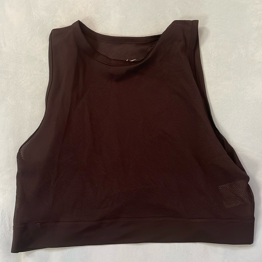 Nike mesh crop tank